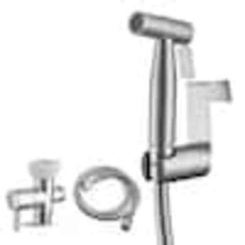 Numhew Stainless Steel Handheld Bidet Sprayer Bidet Attachment with Brass Valve, Hose and Mounting Kit, Brushed Nickel K7C6F2G1