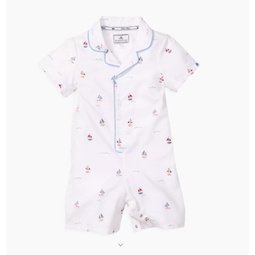 Shop Petite Plume Baby Boy's Bateau Romper | Saks Fifth Avenue