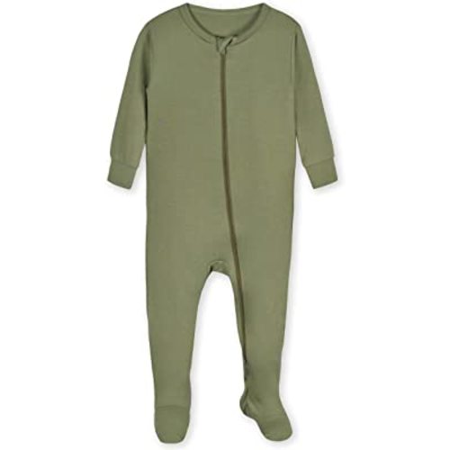 Gerber Unisex Baby Toddler Buttery-Soft Snug Fit Footed Pajamas with Viscose Made with Eucalyptus