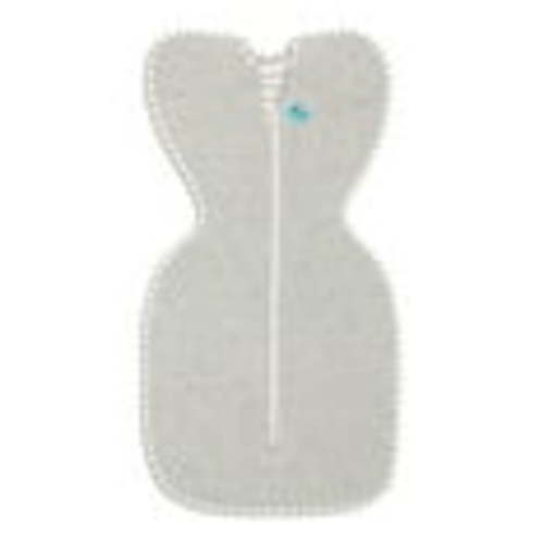 Love to Dream Swaddle Up™ Cotton 1.0 TOG Baby Sleep Sack, Arms Up Design, Twin Zipper, Small 8-13 lbs, Gray