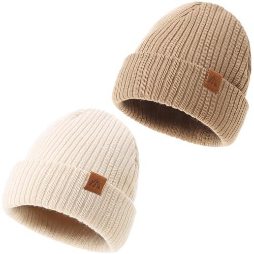 LMLALML Beanie for Toddler Boys Elegant Baby Beanie Knit Winter Hat for Kids