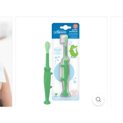 Dr. Brown’s™ Toddler Toothbrush, Crocodile, 1-Pack