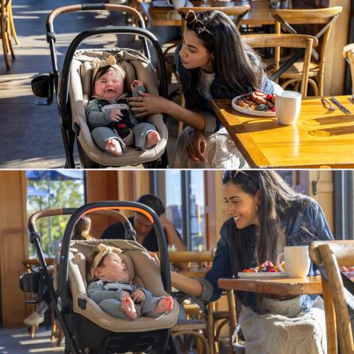 Evenflo Build your own custom Travel System! Shyft Intuiti+ Travertine & Revol – Evenflo® Company, Inc