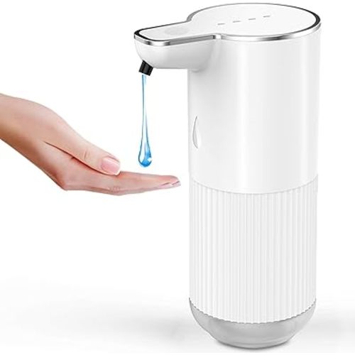 Automatic Hand Sanitizer Dispenser Electric, 4-Level Adjustable, USB C Rechargeable