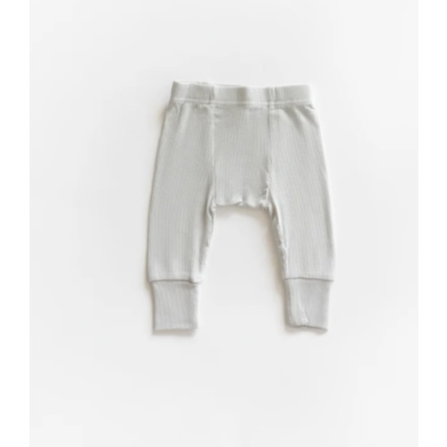 Ribbed Modal Pant - Gentle Grey
