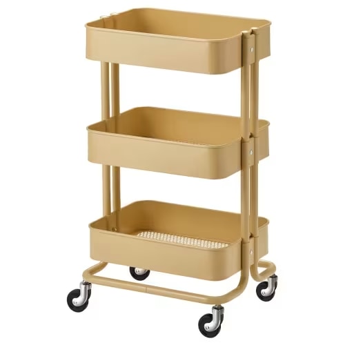 RÅSKOG Utility cart - Black 13 3/4x17 3/4x30 3/4 "