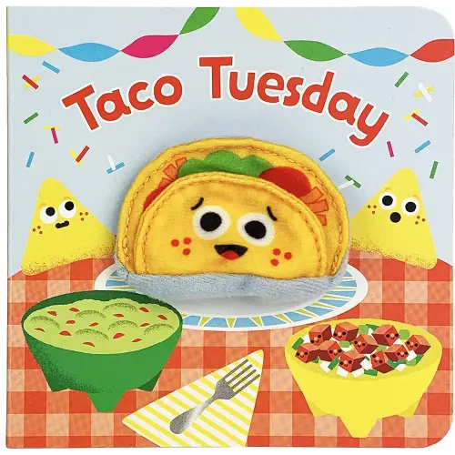 Taco Tuesday Finger Puppet Board Book for Little Taco Lovers, Ages 1-4 (Finger Puppet Book)
