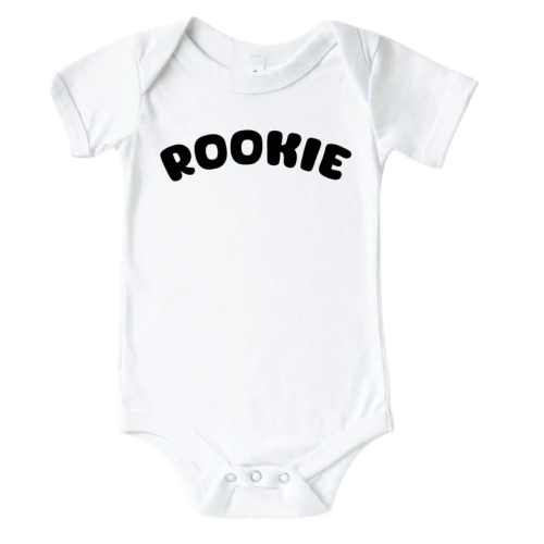 Rookie Graphic Bodysuit | White