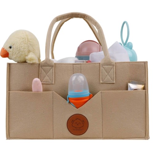 Original 2.0 Diaper Caddy (Light Mocha)