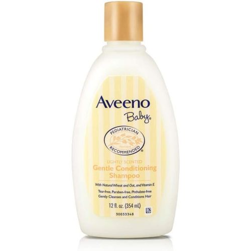 Aveeno Gentle Conditioning Baby Shampoo, 12 Ounce (Pack of 2)