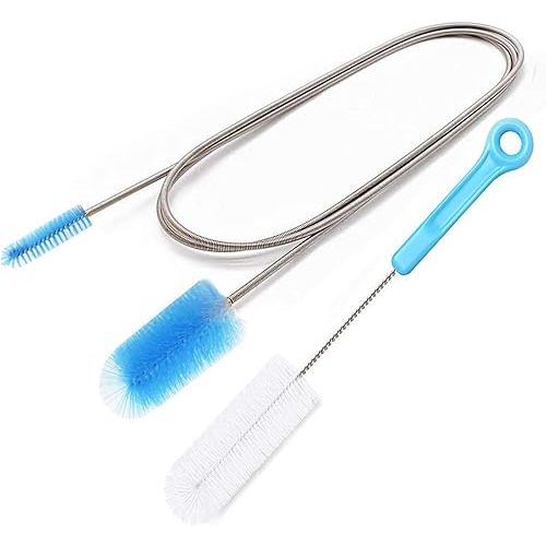 CPAP Tube Cleaning Brush - Flexible Stainless (6 Feet) Plus Handy Brush (10 Inches) fits Standard 22mm Diameter Tubing