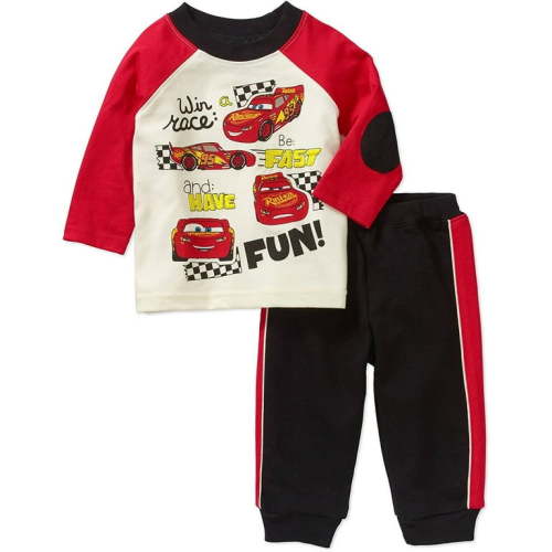 Newborn Baby Boy Long Sleeve T-Shirt and Pant 2pc Outfit Set