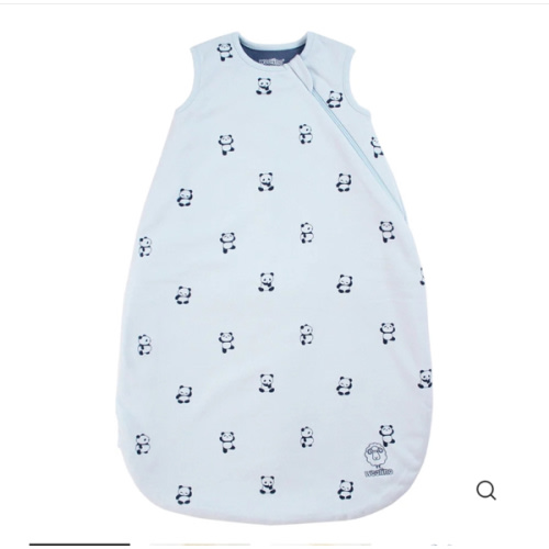 4 Season® Basic Baby Sleeping Bag, Merino Wool & Organic Cotton, Panda