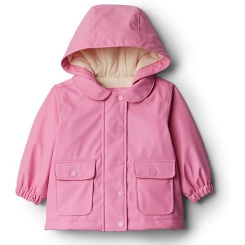 Amazon Essentials x Sofia Grainge Toddlers and Baby Girls' Water-Repellent Rain Jacket
