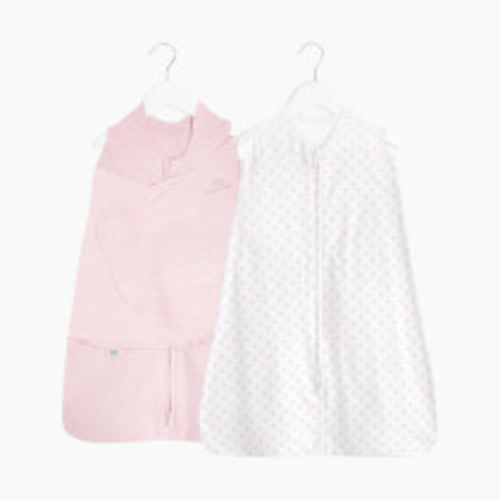 Halo 2pc Sleepsack and Swaddle Set Organic Cotton in Gift Box - Strawberry, S/M