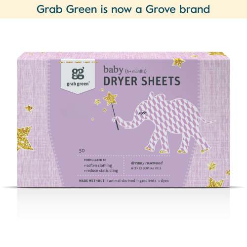 Baby Dryer Sheets (5+ Months) - Rosewood - NEW