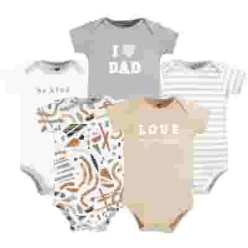 Hudson Baby Bodysuits, 3-Pack, Newborn-18 Months