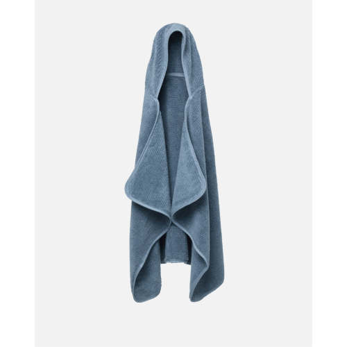 The Ribbed Hooded Towel - Slate