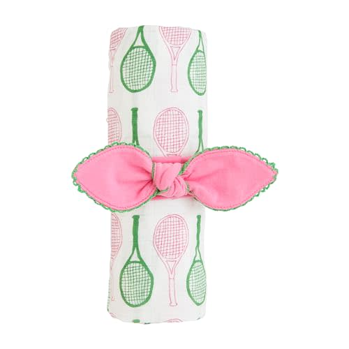 Mud Pie Kids Girl Tennis Swaddle Headband; 47" X 47"