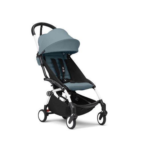 Stokke® YOYO³ stroller from 6 months - Aqua on White