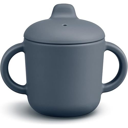 Sippy Cups for Baby 6 Months+,Silicone Sippy Cups Leak Proof 5oz,Microwavable Sippy Cups for 1+ year old (Gray)