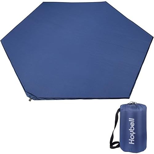 Playpen Mattress, Compatible with POP 'N GO Baby Playpen, 59 inch Hexagon Playpen Mat, Portable Playard Mattress Indoor and Outdoor, Self Inflatable, Comfortable with Carry Case