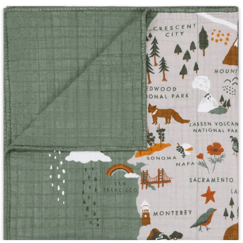 Babyletto Quilt in 3-Layer GOTS Certified Organic Muslin Cotton