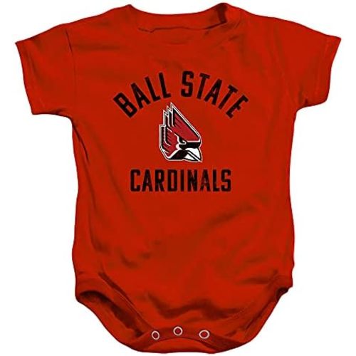 Ball State University Official BSU Cardinals Logo Unisex Infant Snap Suit for Baby