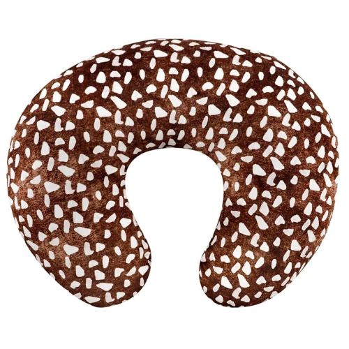 GFU Nursing Pillow Cover for Baby Boys and Girls, Minky Breastfeeding Pillow Case for Newborn, Soft Deer Skin Print Breastfeeding Pillow Slipcover, Stretchy Feeding Cover