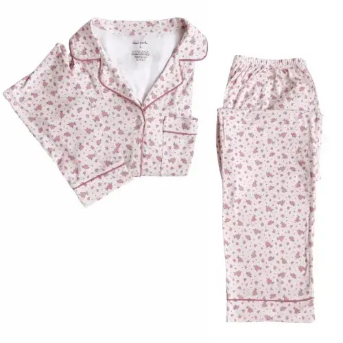Women's Long Sleeve Pajama Set in Rosie Posie – Dear Perli