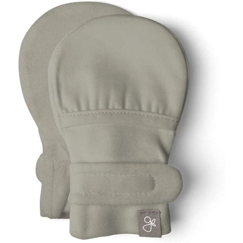 Goumimitts, Scratch Free Baby Mittens, Organic Soft Stay On Unisex Mittens, Stops Scratches and Prevents Germs