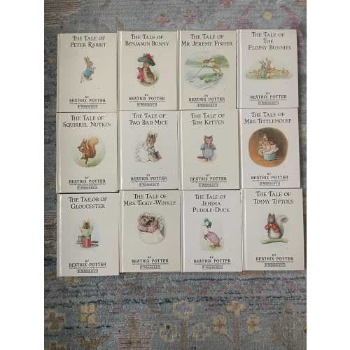 1989 Beatrix Potter hardback books-12 books