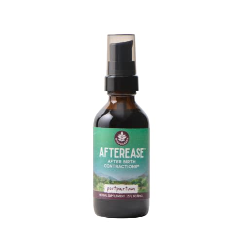 WishGarden Herbs AfterEase Drops, Postpartum Cramp & Contraction Ease, 2oz | Cramp Bark, Black Haw Bark, Motherwort & Yarrow, First 24-48 Hour Recovery, FairWild Certified, Vegan