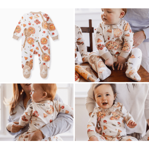 Brick Oven Pizza Organic Cotton Sleep & Play – Burt's Bees Baby