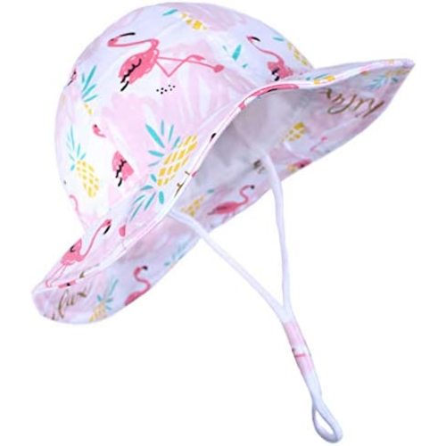 Durio UPF 50+ Sun Protection Wide Brim Baby Girl Sun Hat Cute Summer Beach Baby Sun Hat Baby Girl Hats