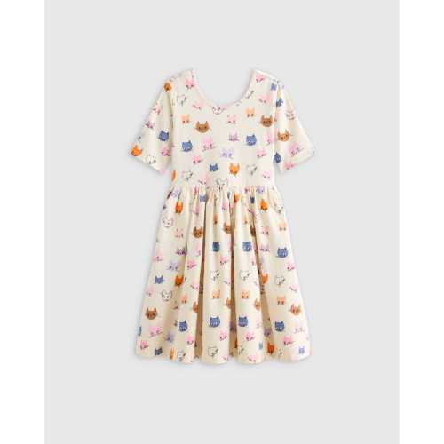 Organic Cotton Skater Dress - Kid Girl