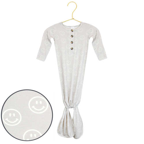 LouLou&Company Mayson Knotted Gown 3-6 month