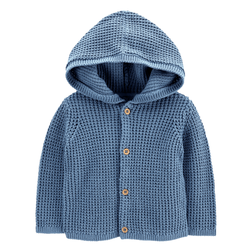 Baby Hooded Cotton Cardigan - Carter's | Carter's