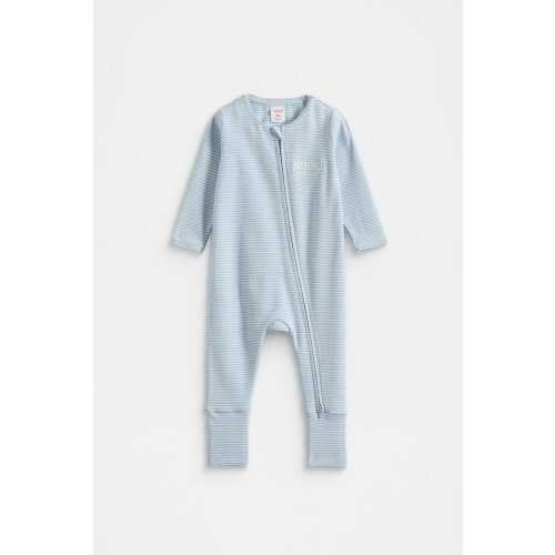 Core Logo Zipsuit | Blue Stripe | Seed Heritage