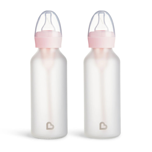 Bond® Silicone Glass Bottle 8oz, 2pk | Munchkin