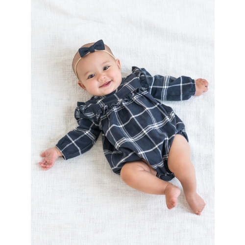 Ruth Flannel Ruffle Neck Bodysuit