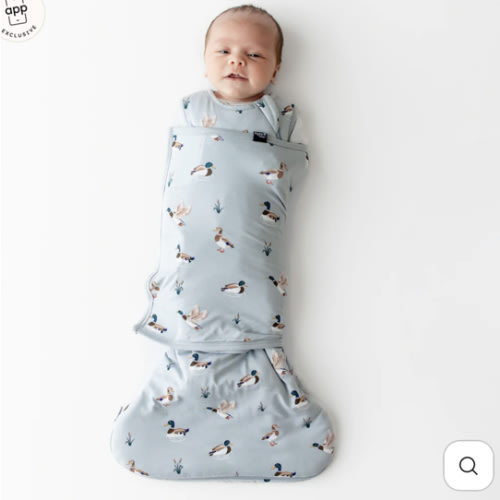Sleep Bag Swaddler in Mallard Duck 1.0