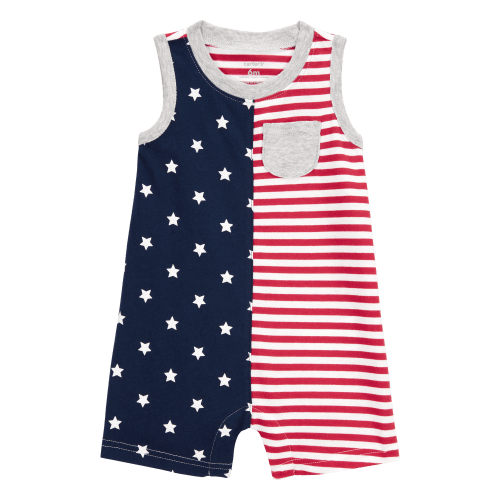 Baby American Flag Cotton Romper - Carter's (3m)