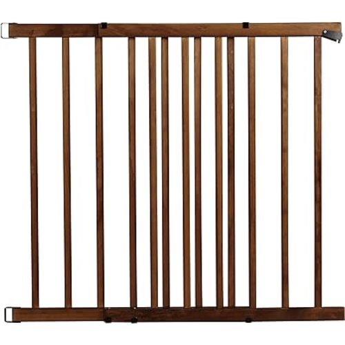 Evenflo Walk-Thru Top Of Stairs Baby Gate (Farmhouse Collection), 48"W x 32"H