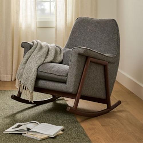 Munni 31" Rocking Lounge Chair - Cloudburst Gray | Article