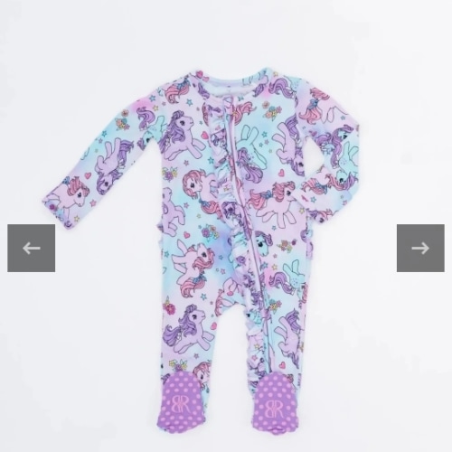My Little Pony: Ombre Clouds Ruffle Footie