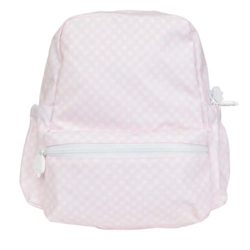 Apple of my Isla- The Backpack (pink gingham)