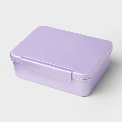 Bento Box - Cat & Jack™ Purple Glitter: Leakproof, BPA-Free, for Ages 5+