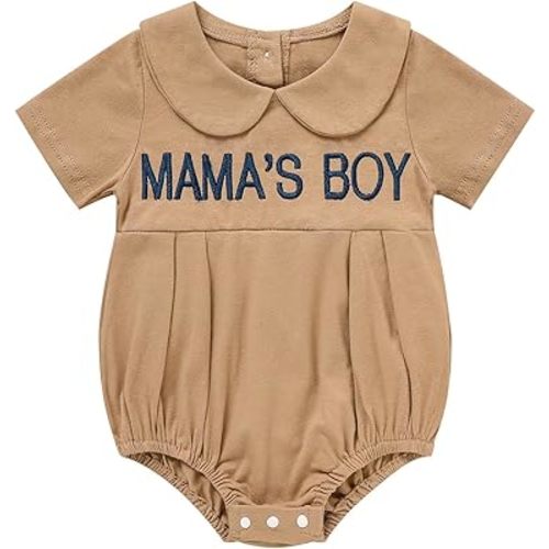 GRNSHTS Baby Boy Summer Clothes Cute Newborn Boy Outfits Short Sleeve Baby Boy Spring Romper Bodysuit Jumpsuit Boys One-Piece