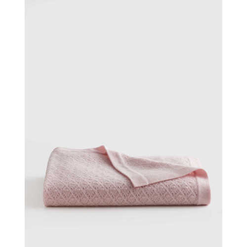 Washable Cashmere Pointelle Baby Blanket